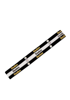 Pittsburgh Steelers Elastic 3 Pack Womens Headband