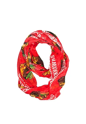 Chicago Blackhawks Sheer Infinity Womens Scarf