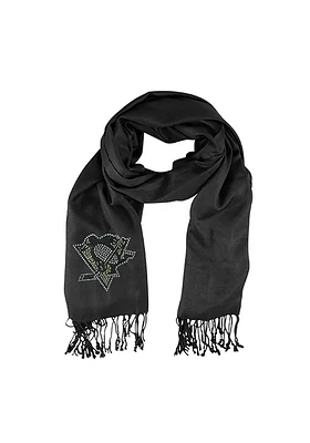 Pittsburgh Penguins Pashi Crystal Logo Womens Scarf