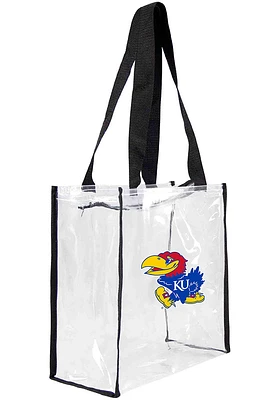 Kansas Jayhawks White Stadium Approved Style Clear Bag