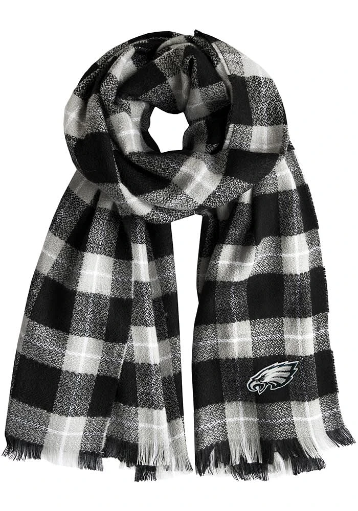 Philadelphia Eagles Plaid Womens Scarf