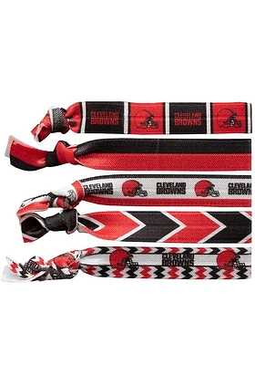 Cleveland Browns Knotted Kids Hair Ribbons