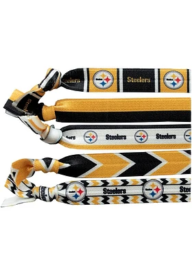 Pittsburgh Steelers Knotted Kids Hair Ribbons