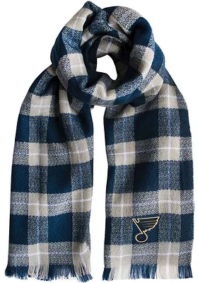 St Louis Blues Plaid Blanket Womens Scarf