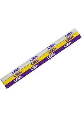 LSU Tigers 3 Pack Elastic Womens Headband
