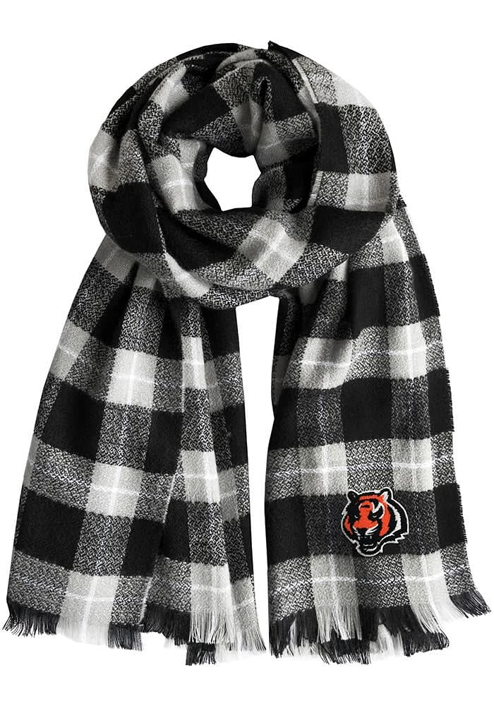 Cincinnati Bengals Plaid Womens Scarf