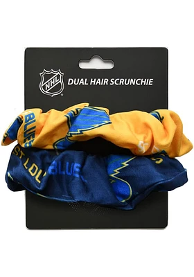 St Louis Blues Dual Hair Twist Womens Hair Scrunchie