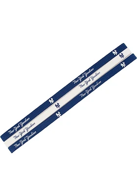 New York Yankees Elastic 3 Pack Womens Headband