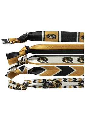 Missouri Tigers Knotted Hair Tie Womens Hair Scrunchie
