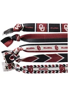 Oklahoma Sooners Knotted Hair Tie Womens Hair Scrunchie