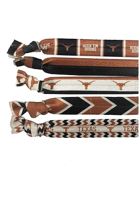 Texas Longhorns Knotted Hair Tie Womens Hair Scrunchie
