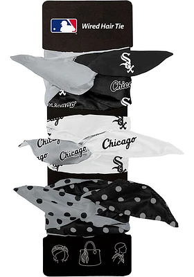 Chicago White Sox Wired Hair Tie Womens Hair Scrunchie