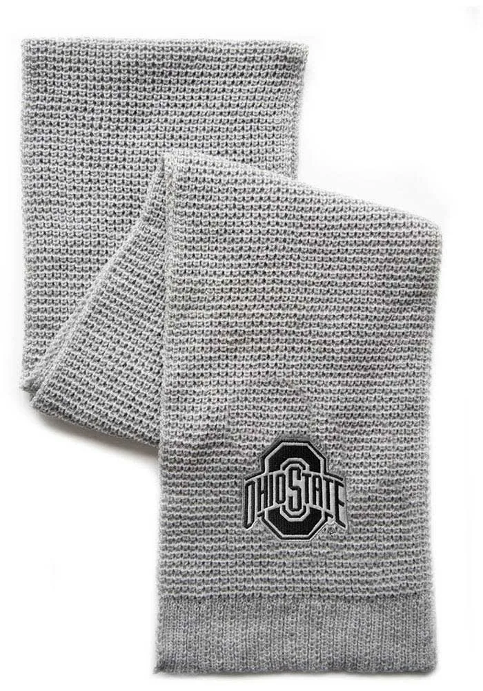 Ohio State Buckeyes Waffle Womens Scarf