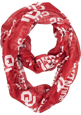 Oklahoma Sooners Sheer Infinity Womens Scarf