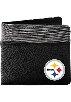 Pittsburgh Steelers Pebble Mens Bifold Wallet