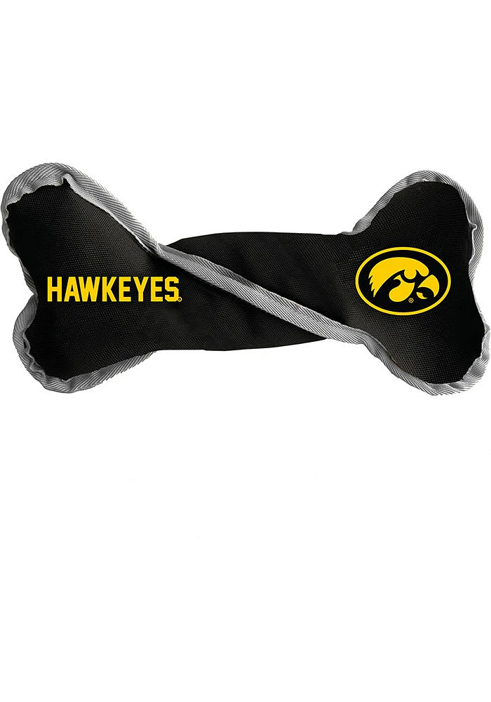 Iowa Hawkeyes Tug Bone Pet Toy