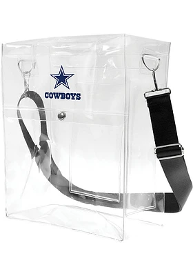 Dallas Cowboys White Clear Ticket Clear Bag