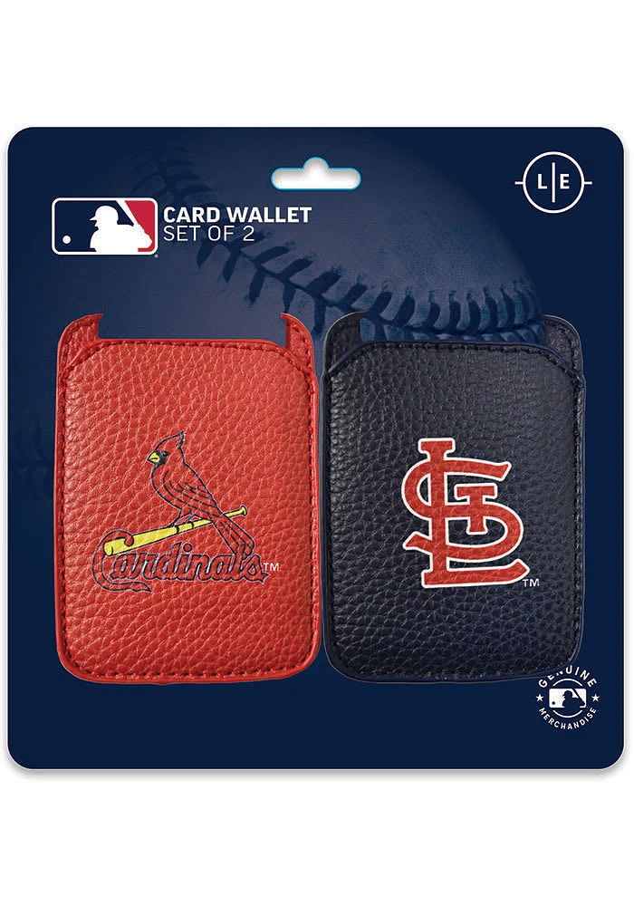 St Louis Cardinals 2 Pack Card Womens Wallets