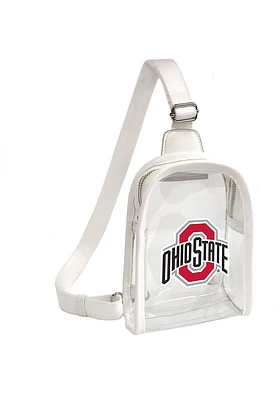 Ohio State Buckeyes Red Mini Sling Clear Bag