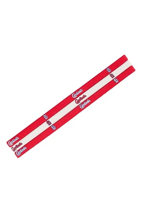 St Louis Cardinals 3 Pack Elastic Womens Headband