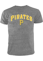 Pittsburgh Pirates Youth Black Wordmark Short Sleeve Fashion T-Shirt
