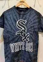 Chicago White Sox Black Tie Dye Short Sleeve Fashion T Shirt