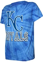 Kansas City Royals Blue Tie Dye Short Sleeve Fashion T Shirt