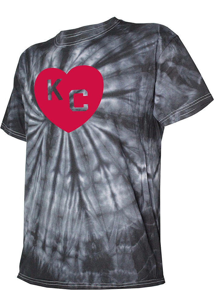 Kansas City Monarchs Heart Short Sleeve Fashion T Shirt