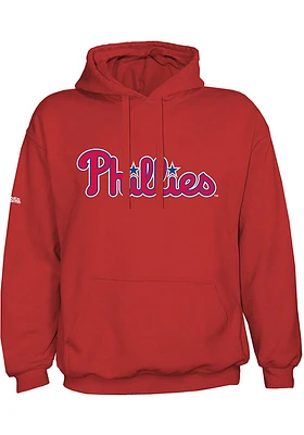Philadelphia Phillies Mens Wordmark Long Sleeve Hoodie