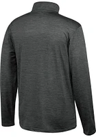Oklahoma Sooners Mens Charcoal Turbine Long Sleeve Qtr Zip Pullover