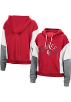 Oklahoma Sooners Womens Cardinal Cheer Fleece Hooded Sweatshirt