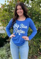 Kentucky Wildcats Womens Blue Favorite LS Tee