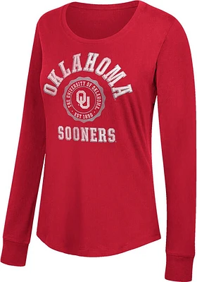 Oklahoma Sooners Womens Cardinal Favorite LS Tee