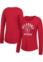 Oklahoma Sooners Womens Cardinal Favorite LS Tee