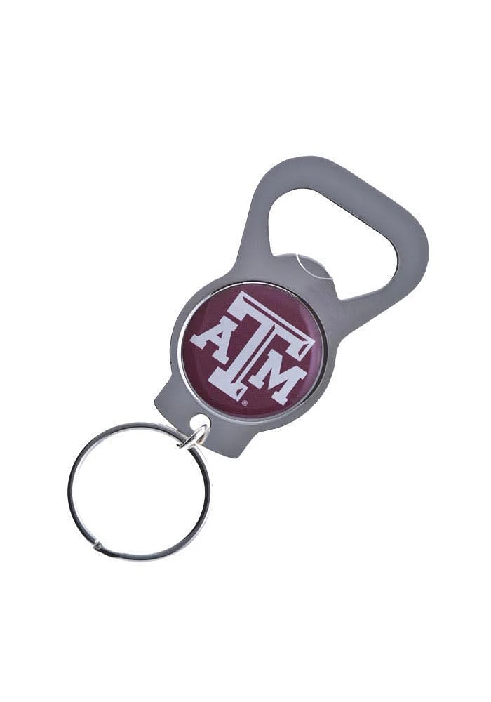 Texas A&M Aggies Bottle Opener Logo Keychain - Maroon
