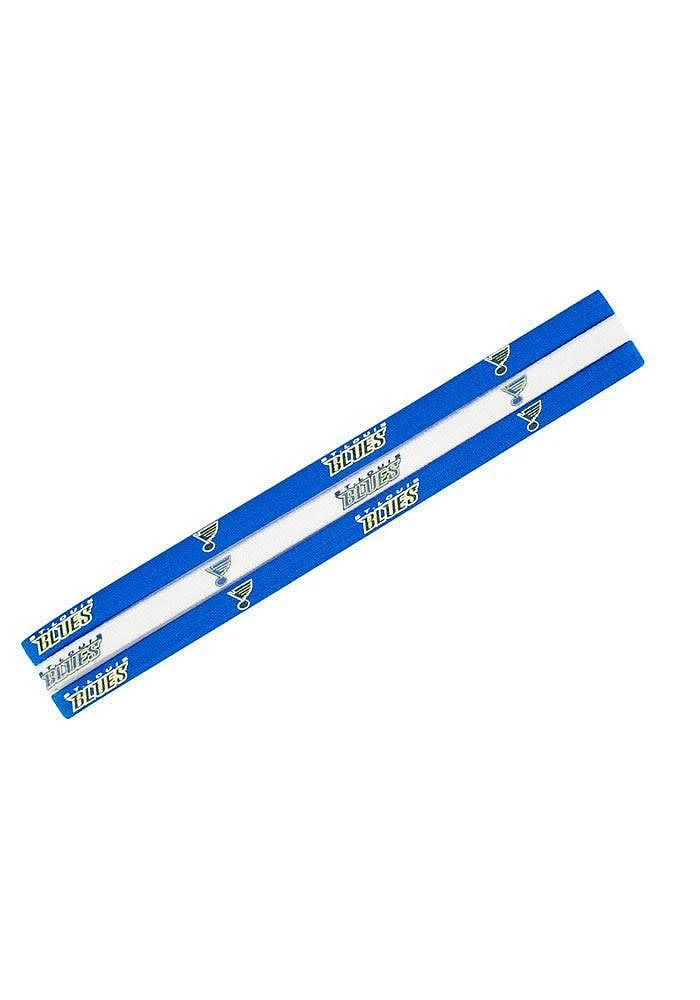 St Louis Blues 3 Pack Elastic Womens Headband