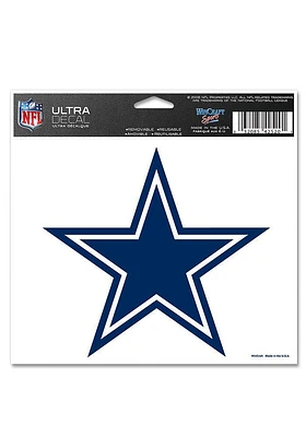 Dallas Cowboys 5x6 Ultra Auto Decal - Navy Blue