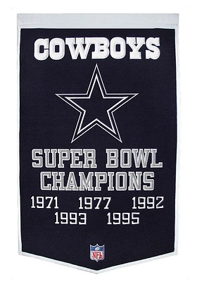 Dallas Cowboys 24x38 Dynasty Banner
