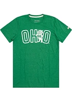 Homefield Ohio Bobcats Green Arch Name Short Sleeve Fashion T Shirt