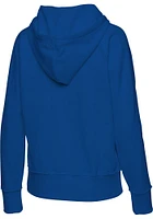 Junk Food Clothing Indianapolis Colts Womens Blue Raw Edge Hooded Sweatshirt