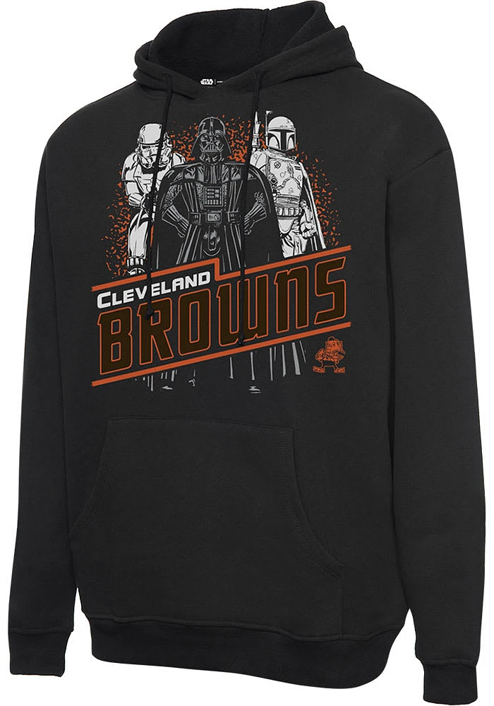 Junk Food Clothing Cleveland Browns Mens Black STAR WARS EMPIRE Fashion Hood