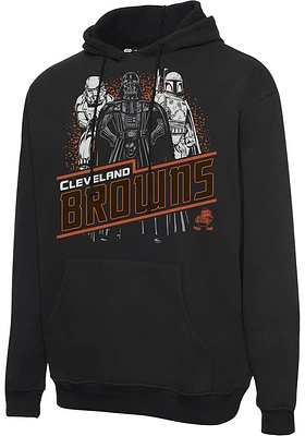 Junk Food Clothing Cleveland Browns Mens Black STAR WARS EMPIRE Fashion Hood
