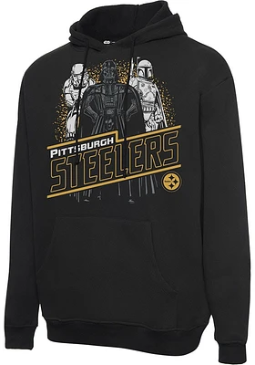 Junk Food Clothing Pittsburgh Steelers Mens Black STAR WARS EMPIRE Fashion Hood