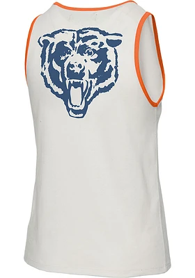 Junk Food Clothing Chicago Bears Womens White Binding Tank Top