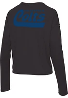 Junk Food Clothing Indianapolis Colts Womens Black Pocket Thermal LS Tee