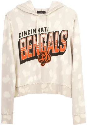 Junk Food Clothing Cincinnati Bengals Womens White Touchdown Hooded Sweatshirt