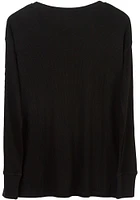Junk Food Clothing Cincinnati Bengals Womens Black Time Out LS Tee