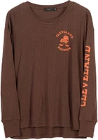 Junk Food Clothing Cleveland Browns Womens Time Out LS Tee