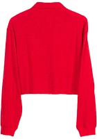 Junk Food Clothing Kansas City Chiefs Womens Red Old School LS Tee