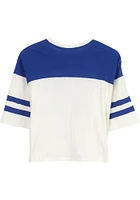Junk Food Clothing Indianapolis Colts Womens White Hail Mary Short Sleeve T-Shirt